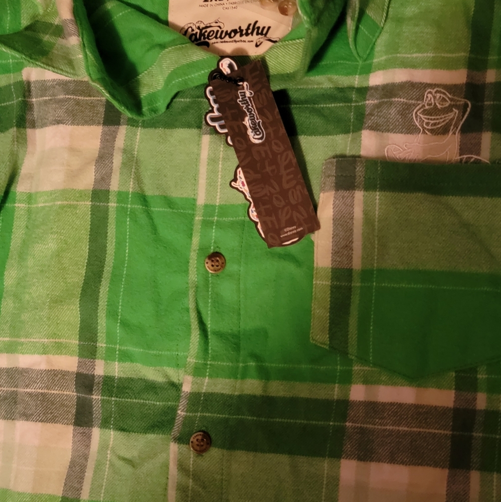 Disney Princess and the Frog Flannel shirt